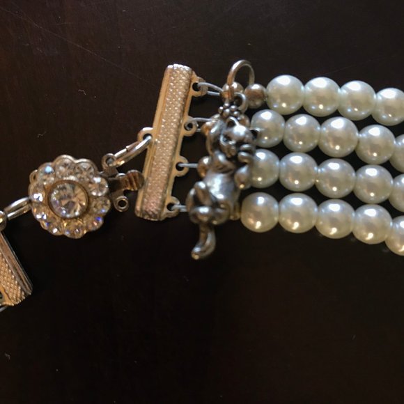 House of Bun Duchess Pearl Necklace 4 strand - Picture 4 of 7